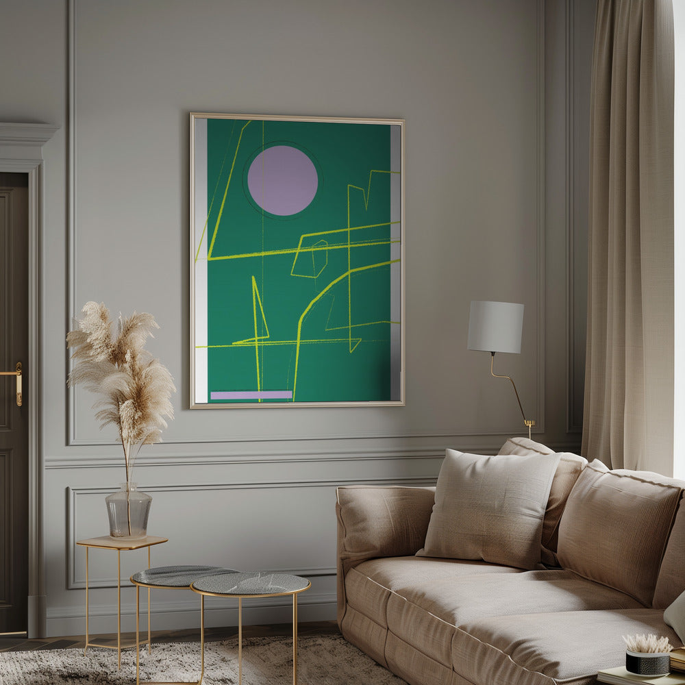 Angular lines No 23 Poster